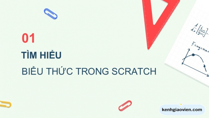 Giáo án điện tử Tin học 5 kết nối Bài 15: Sử dụng biểu thức trong chương trình