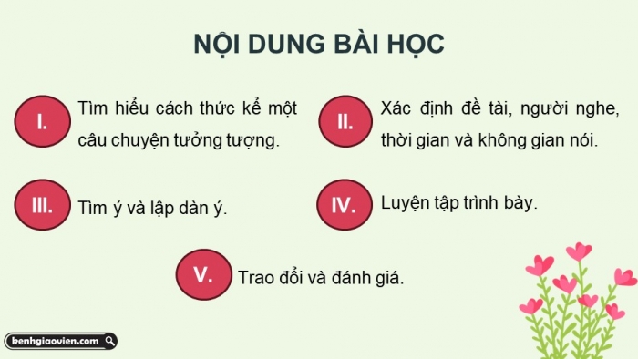 Giáo án điện tử Ngữ văn 9 chân trời Bài 7: Kể một câu chuyện tưởng tượng