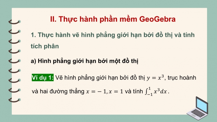 Giáo án điện tử Toán 12 cánh diều Bài Thực hành phần mềm GeoGebra