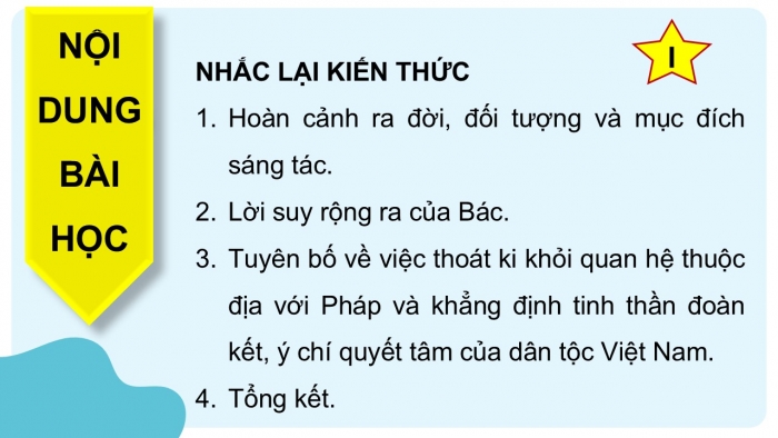 Giáo án PPT dạy thêm Ngữ văn 12 Kết nối bài 6: Tuyên ngôn Độc lập (Hồ Chí Minh)