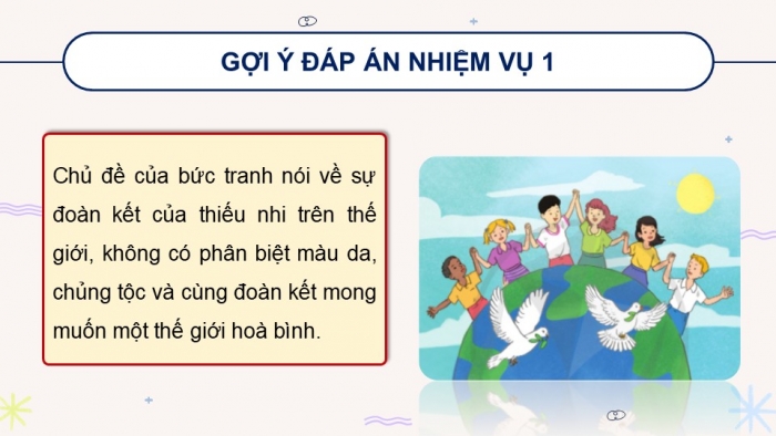 Giáo án điện tử Tiếng Việt 5 cánh diều Bài 16: Biểu tượng của hoà bình