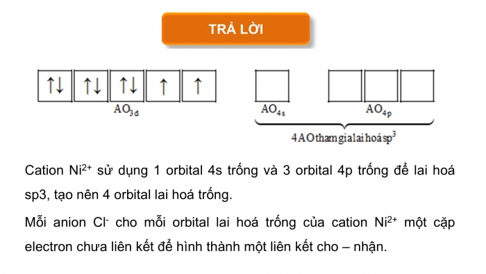 Giáo án điện tử chuyên đề Hoá học 12 cánh diều Bài 7: Liên kết và cấu tạo của phức chất