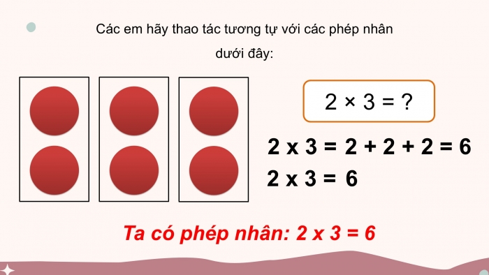 Giáo án PPT Toán 2 cánh diều bài Phép nhân