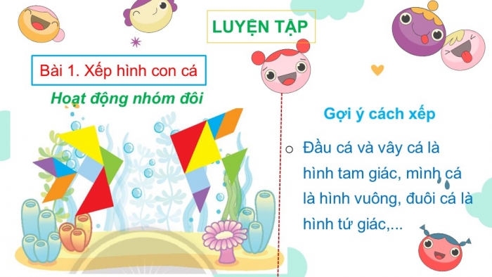 Giáo án PPT Toán 2 chân trời bài Xếp hình, gấp hình