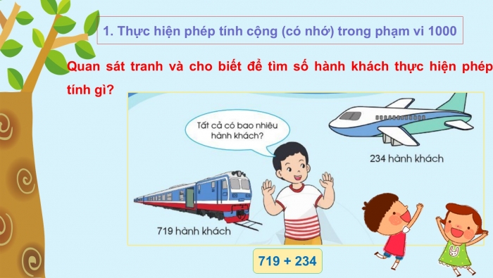 Giáo án PPT Toán 2 cánh diều bài Phép cộng (có nhớ) trong phạm vi 1000