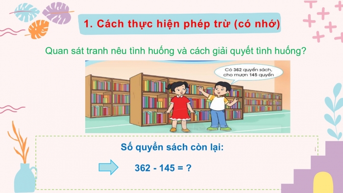 Giáo án PPT Toán 2 cánh diều bài Phép trừ (có nhớ) trong phạm vi 1000