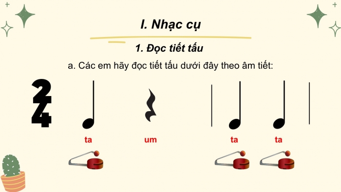 Giáo án PPT Âm nhạc 2 chân trời Tiết 4: Trò chơi Bản hoà tấu vui nhộn, Nhà ga âm nhạc