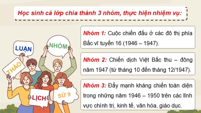 Giáo án điện tử Lịch sử 9 cánh diều Bài 13: Việt Nam từ năm 1946 đến năm 1954 (P2)