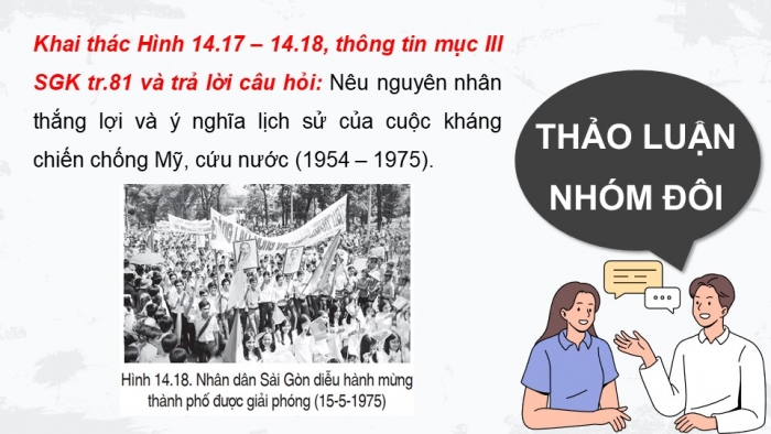 Giáo án điện tử Lịch sử 9 cánh diều Bài 14: Việt Nam từ năm 1954 đến năm 1975 (P6)