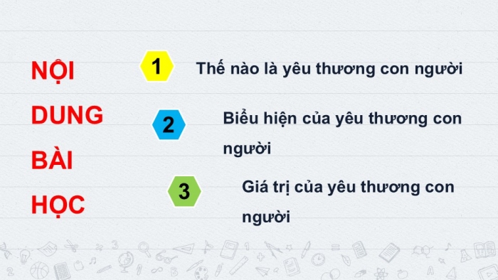 Giáo án PPT Công dân 6 cánh diều Bài 2: Yêu thương con người