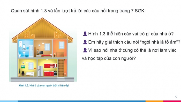 Giáo án PPT Công nghệ 6 cánh diều Bài 1: Nhà ở đối với con người