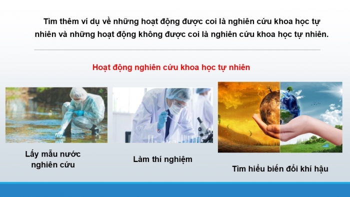 Giáo án PPT KHTN 6 cánh diều Bài 1: Giới thiệu về khoa học tự nhiên