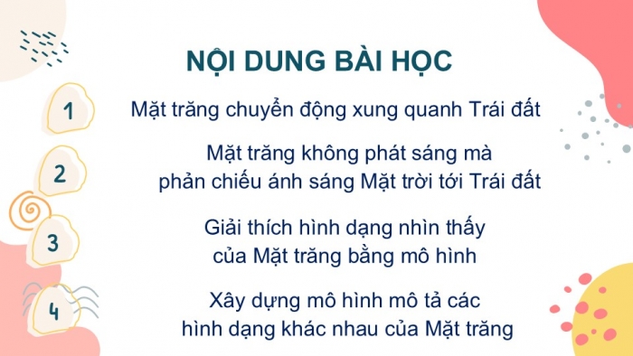 Giáo án PPT KHTN 6 cánh diều Bài 34: Các hình dạng nhìn thấy của Mặt Trăng