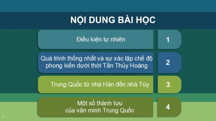 Giáo án PPT Lịch sử 6 cánh diều Bài 8: Trung Quốc từ thời cổ đại đến thế kỉ VII