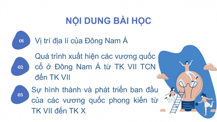 Giáo án PPT Lịch sử 6 cánh diều Bài 10: Sự ra đời và phát triển của các vương quốc ở Đông Nam Á (từ những thế kỉ tiếp giáp Công nguyên đến thế kỉ X)