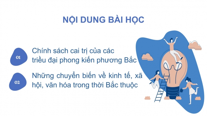 Giáo án PPT Lịch sử 6 cánh diều Bài 14: Chính sách cai trị của các triều đại phong kiến phương Bắc và chuyển biến kinh tế, xã hội, văn hoá của Việt Nam thời Bắc thuộc