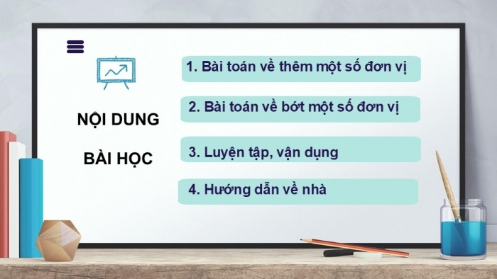 Giáo án PPT Toán 2 kết nối Bài 9: Bài toán về thêm, bớt một số đơn vị