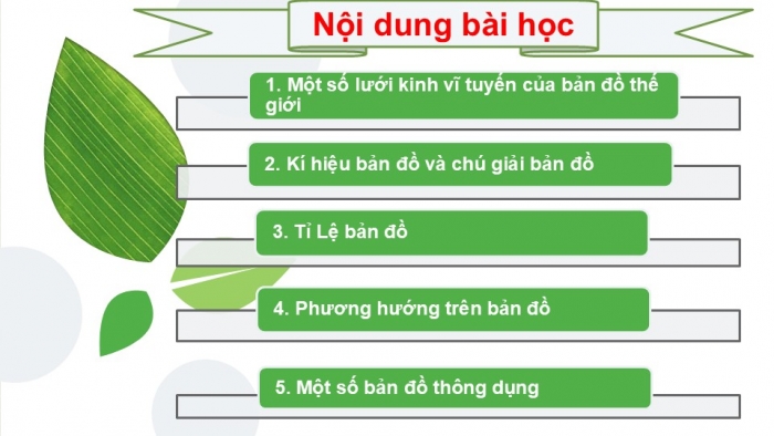 Giáo án PPT Địa lí 6 cánh diều Bài 2: Các yếu tố cơ bản của bản đồ