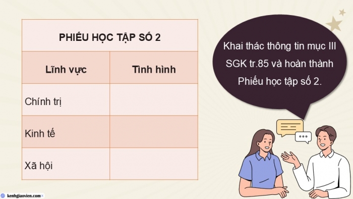 Giáo án điện tử Lịch sử 9 cánh diều Bài 15: Việt Nam từ năm 1975 đến năm 1991 (P3)