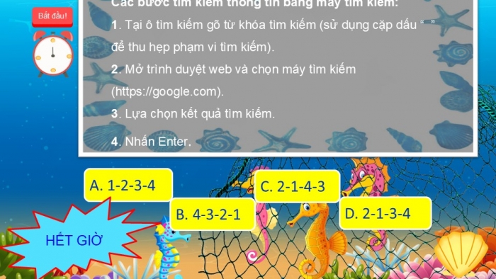 Giáo án PPT Tin học 6 cánh diều Bài 4: Thực hành tìm kiếm thông tin trên Internet