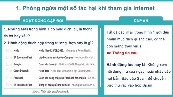 Giáo án PPT Tin học 6 cánh diều Bài 3: Thực hành phòng vệ trước ảnh hưởng xấu từ Internet