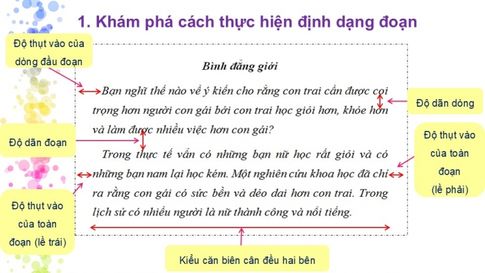 Giáo án PPT Tin học 6 cánh diều Bài 2: Trình bày trang, định dạng và in văn bản