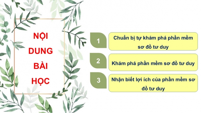 Giáo án PPT Tin học 6 cánh diều Bài 7: Thực hành khám phá phần mềm sơ đồ tư duy