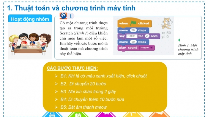 Giáo án PPT Tin học 6 cánh diều Bài 2: Mô tả thuật toán. Cấu trúc tuần tự trong thuật toán