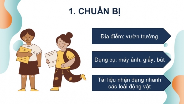 Giáo án PPT KHTN 6 chân trời Bài 32: Thực hành quan sát và phân loại động vật ngoài thiên nhiên