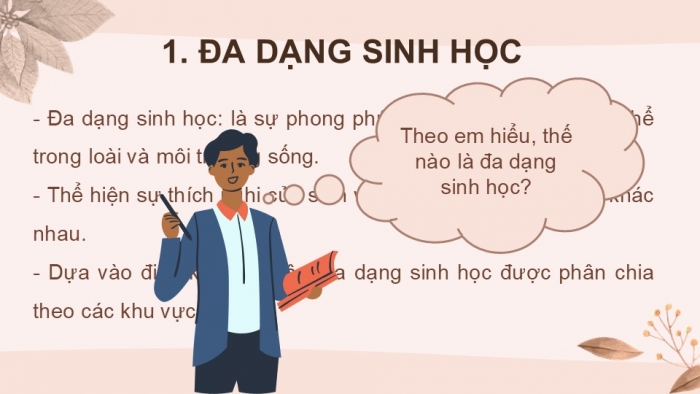 Giáo án PPT KHTN 6 chân trời Bài 33: Đa dạng sinh học