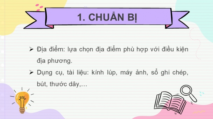 Giáo án PPT KHTN 6 chân trời Bài 34: Tìm hiểu sinh vật ngoài thiên nhiên