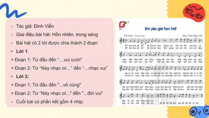 Giáo án PPT Âm nhạc 6 cánh diều Tiết 1: Hát bài Em yêu giờ học hát, Các thuộc tính cơ bản của âm thanh có tính nhạc, Trải nghiệm và khám phá