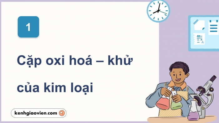 Giáo án điện tử Hoá học 12 chân trời Bài 12: Thế điện cực và nguồn điện hoá học