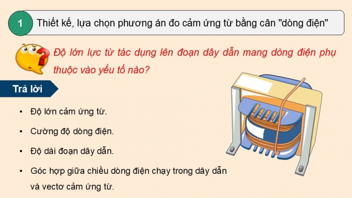 Giáo án điện tử Vật lí 12 chân trời Bài 11: Thực hành đo độ lớn cảm ứng từ