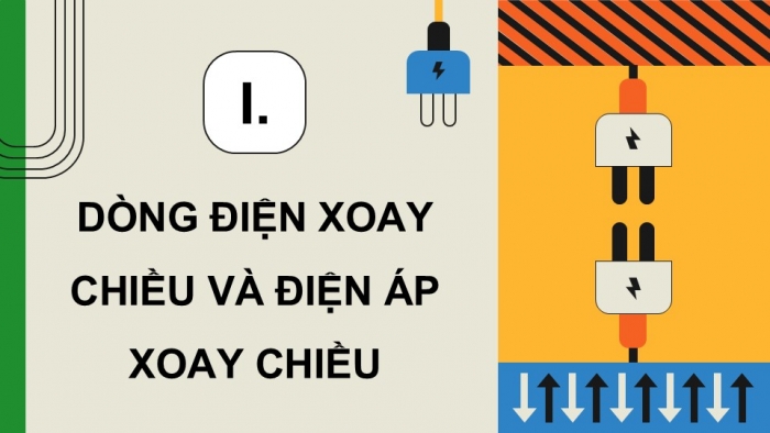 Giáo án điện tử Vật lí 12 cánh diều Bài 4: Đại cương về dòng điện xoay chiều