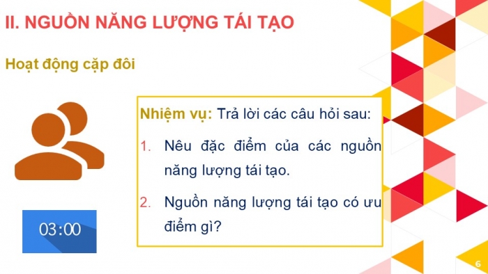 Giáo án PPT KHTN 6 kết nối Bài 50: Năng lượng tái tạo