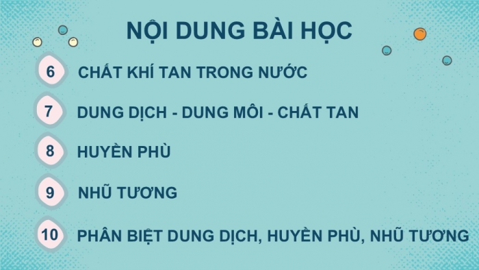 Giáo án PPT KHTN 6 chân trời Bài 15: Chất tinh khiết – Hỗn hợp