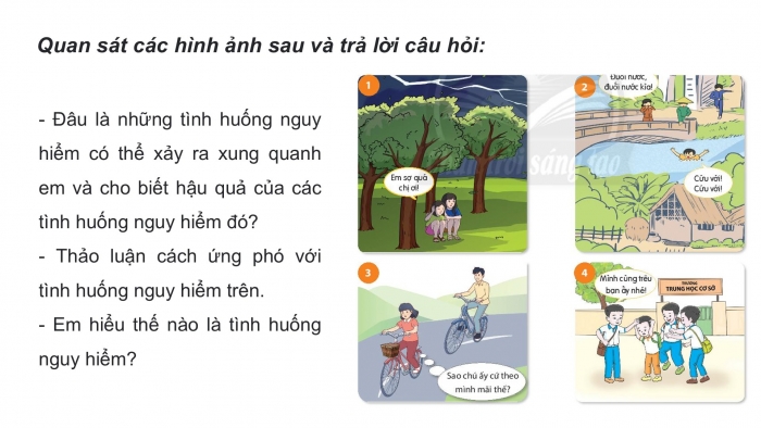 Giáo án PPT Công dân 6 chân trời Bài 7: Ứng phó với tình huống nguy hiểm