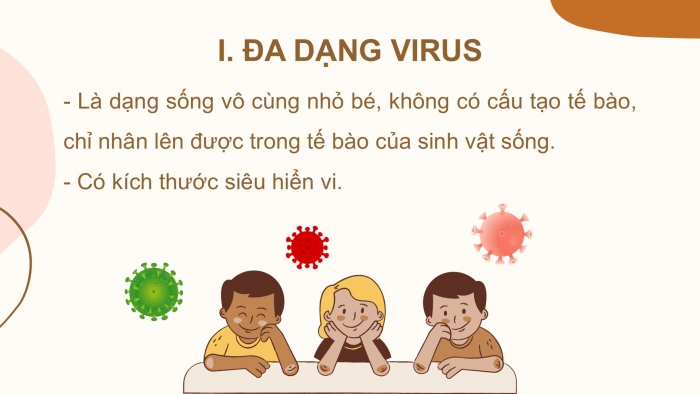 Giáo án PPT KHTN 6 kết nối Bài 29: Virus