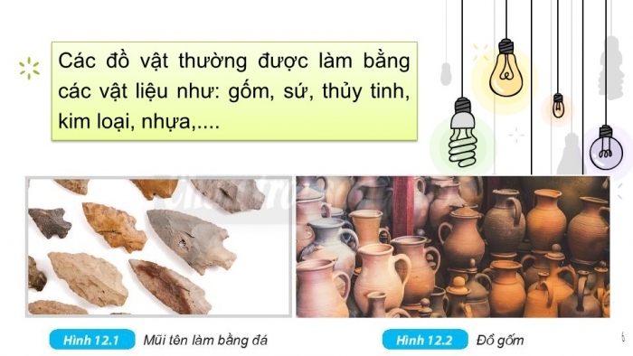 Giáo án PPT KHTN 6 kết nối Bài 12: Một số vật liệu