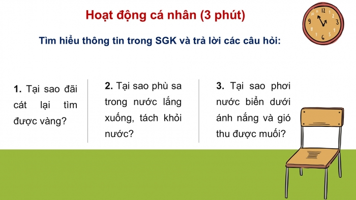 Giáo án PPT KHTN 6 kết nối Bài 17: Tách chất khỏi hỗn hợp