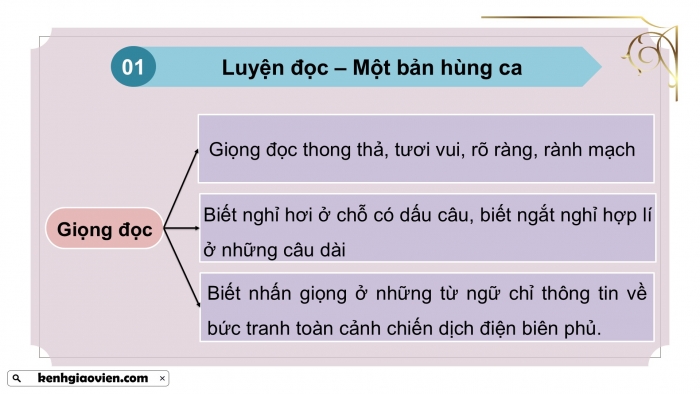 Giáo án PPT dạy thêm Tiếng Việt 5 chân trời bài 6: Bài đọc Một bản hùng ca. Tìm ý cho đoạn văn thể hiện tình cảm, cảm xúc trước một sự việc