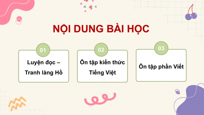 Giáo án PPT dạy thêm Tiếng Việt 5 chân trời bài 8: Bài đọc Tranh làng Hồ. Mở rộng vốn từ Đất nước. Viết đoạn văn thể hiện tình cảm, cảm xúc trước một sự việc