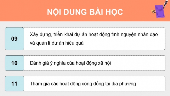 Giáo án điện tử Hoạt động trải nghiệm 12 cánh diều Chủ đề 5: Chủ động tham gia các hoạt động xã hội (P2)