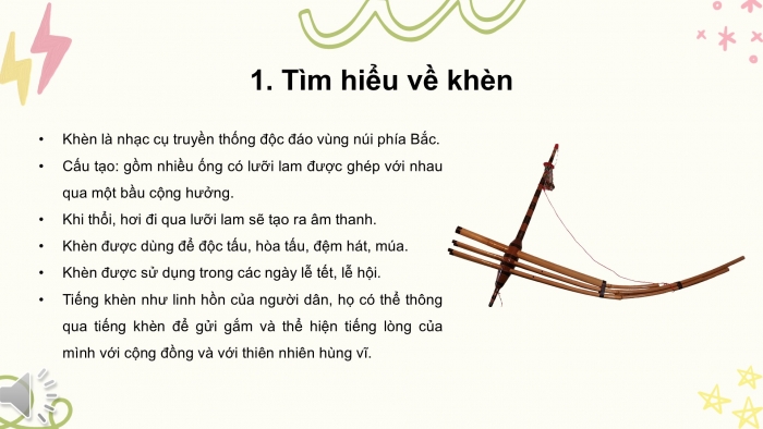 Giáo án PPT Âm nhạc 6 kết nối Tiết 21: Tìm hiểu sáo trúc, khèn; Ôn tập Bài đọc nhạc số 3