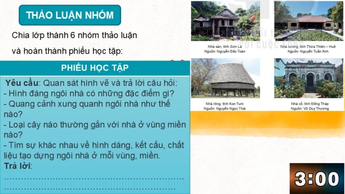 Giáo án PPT Mĩ thuật 6 kết nối Bài 3: Tạo hình ngôi nhà