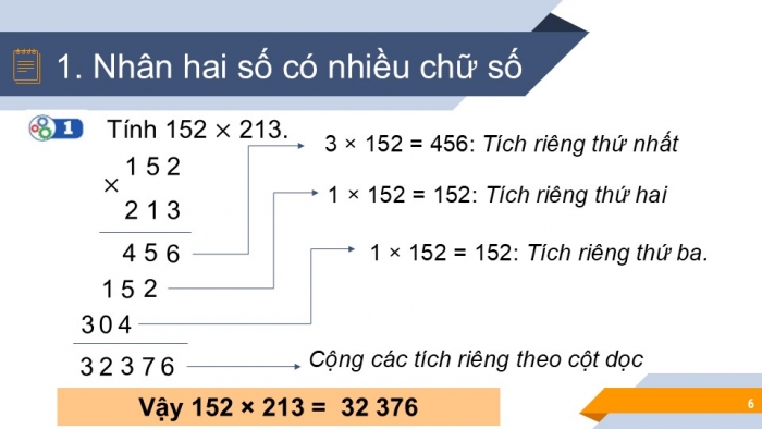 Giáo án PPT Toán 6 cánh diều Bài 4: Phép nhân, phép chia các số tự nhiên