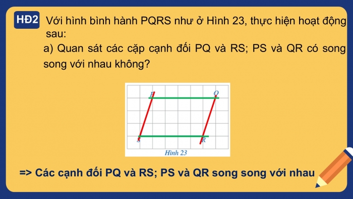 Giáo án PPT Toán 6 cánh diều Bài 3: Hình bình hành