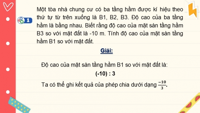 Giáo án PPT Toán 6 cánh diều Bài 1: Phân số với tử và mẫu là số nguyên