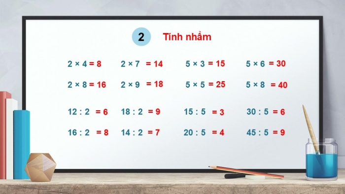 Giáo án PPT Toán 2 kết nối Bài 45: Luyện tập chung